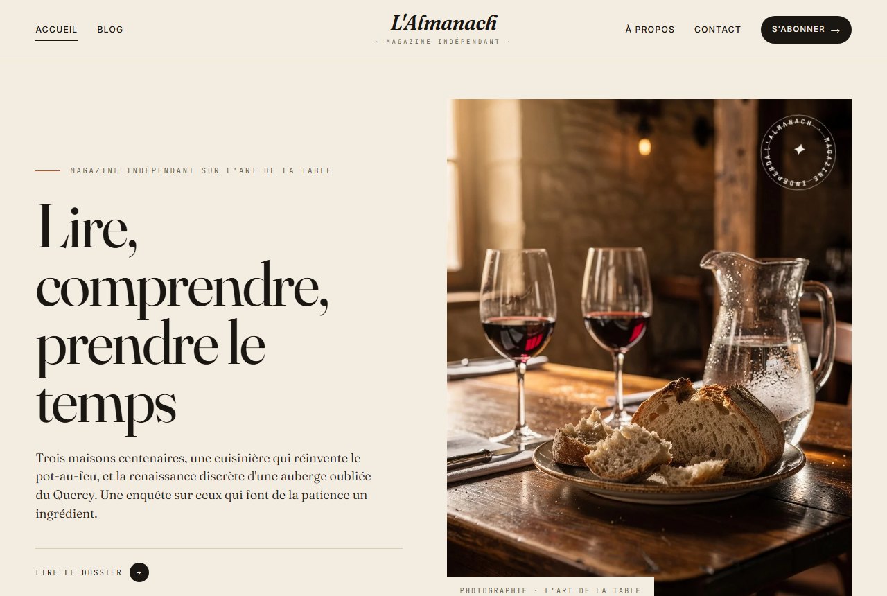 Aperçu L'Almanach