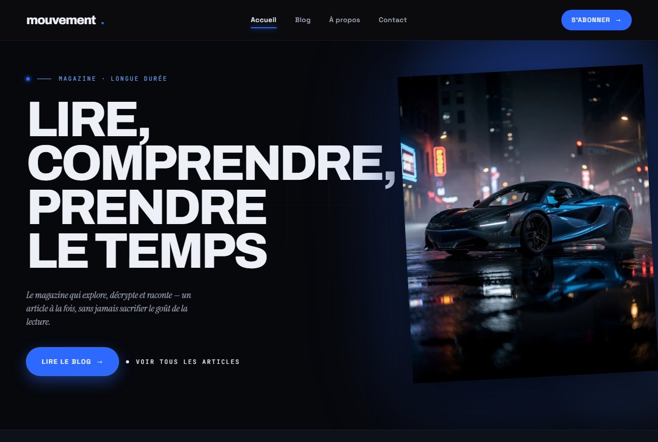Aperçu Mouvement