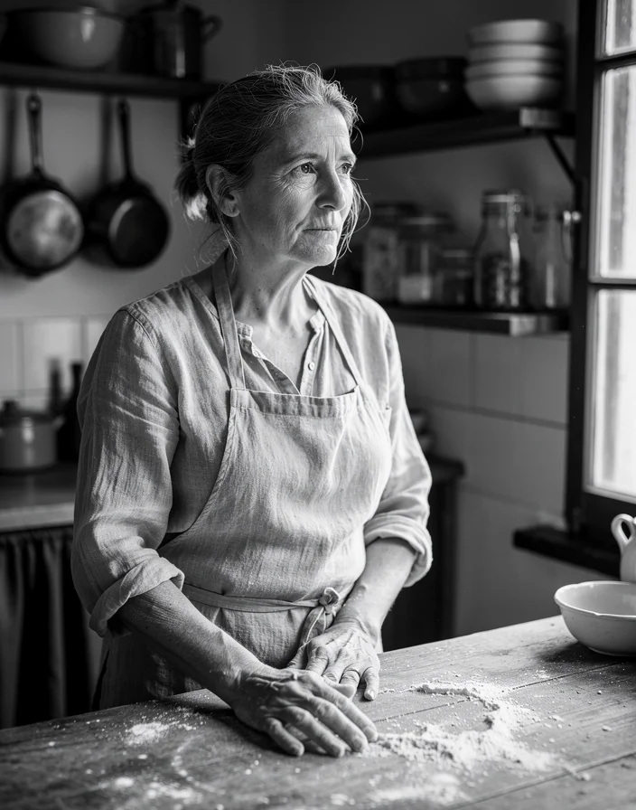Portrait de cuisinière